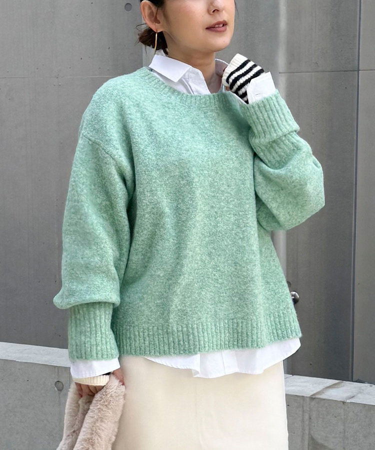 FOXタッチクルーネックプルオーバーニット（5-0832-6-22-048）｜fredy