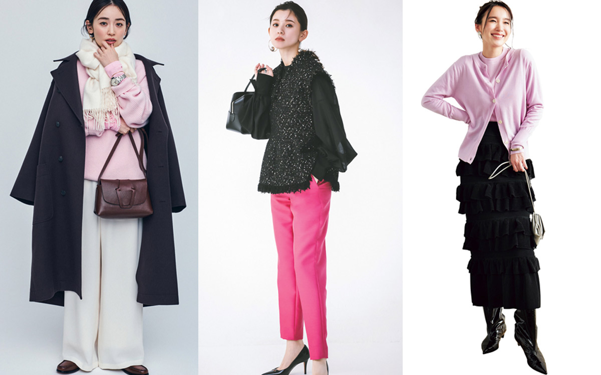 大人かわいいの新定番【黒×ピンクのおすすめコーデ25選】みせ方は無限