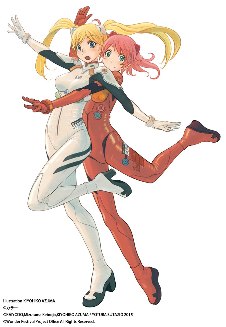 ワンフェスにエヴァ20周年ブース、公式キャラはレイ・アスカ仕様に