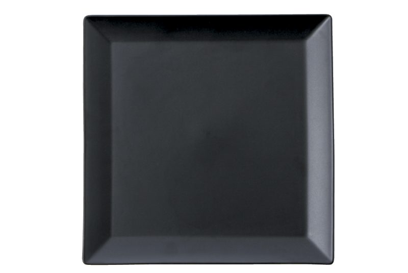 square 26正角皿 黒 | 小田陶器公式サイト