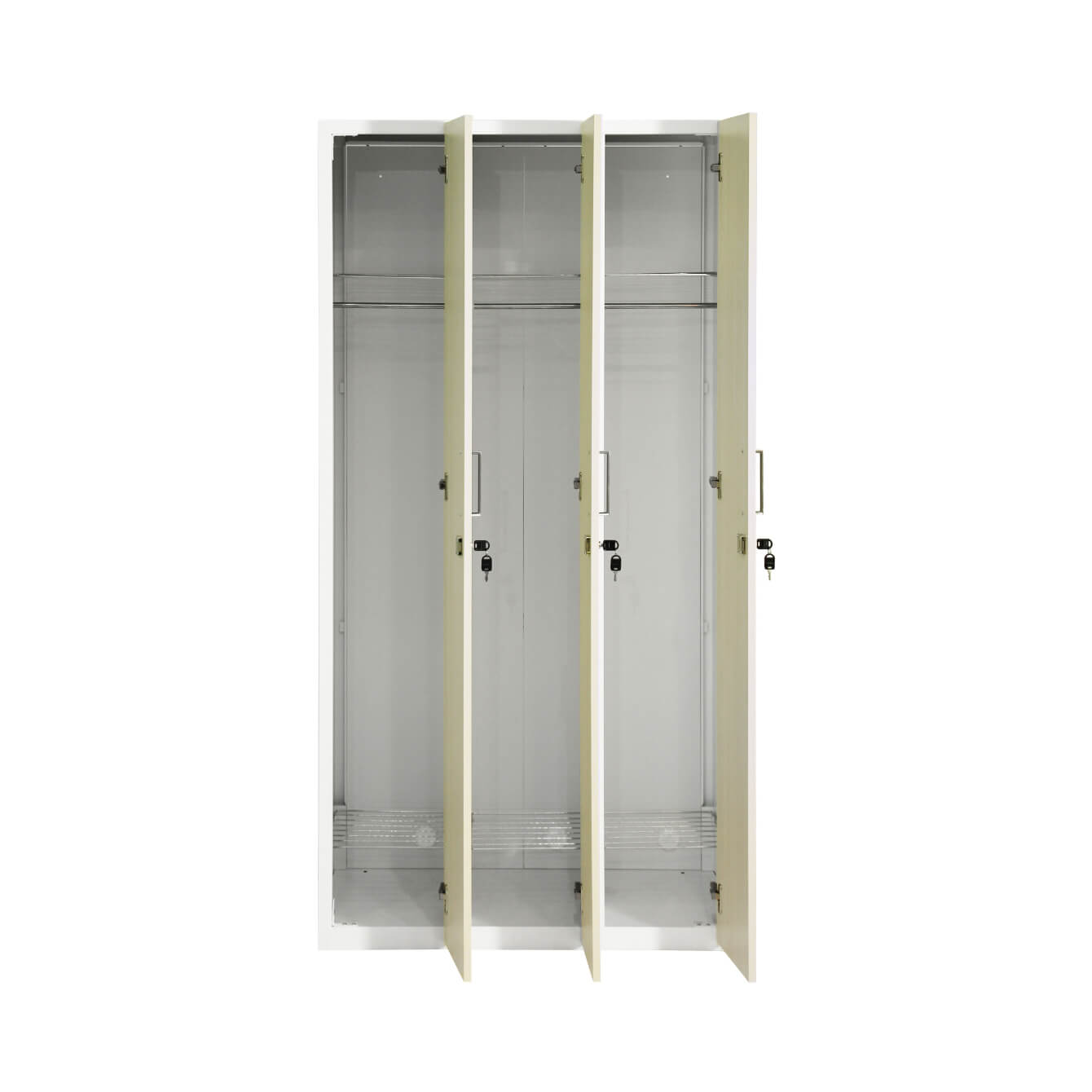 木製ロッカー3人用 | オリジナルオフィス家具の通販‐おまかせオフィス