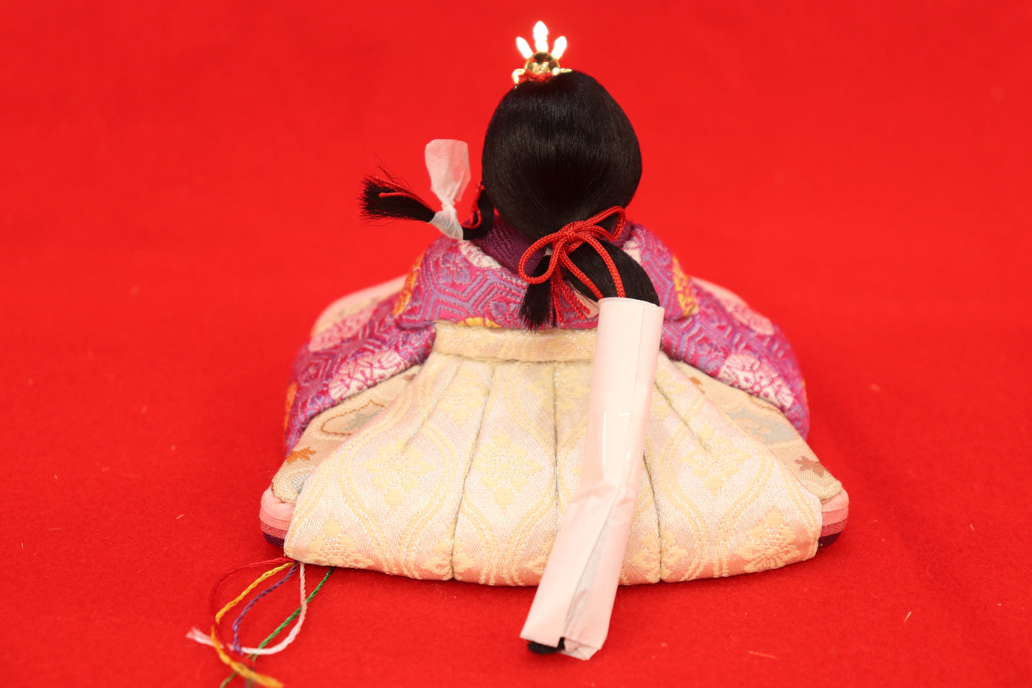 木目込み 親王飾り雛人形セット(38cm×23cm×21cm) – 節句人形の通販