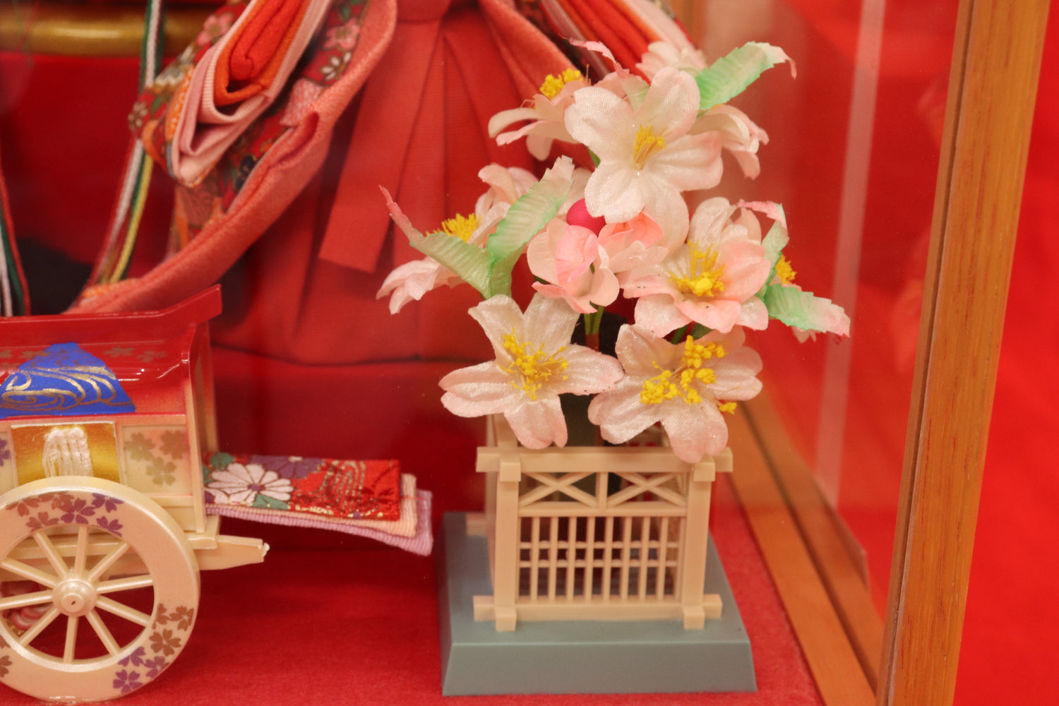 五人飾り雛人形ガラスケース (53cm×33cm×38cm) – 節句人形の通販サイト