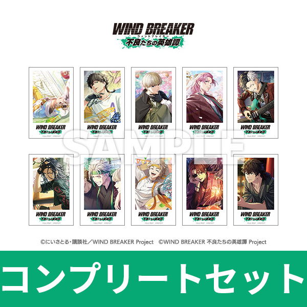 WIND BREAKER 不良たちの英雄譚 トレーディングフォト風カード（全10種）