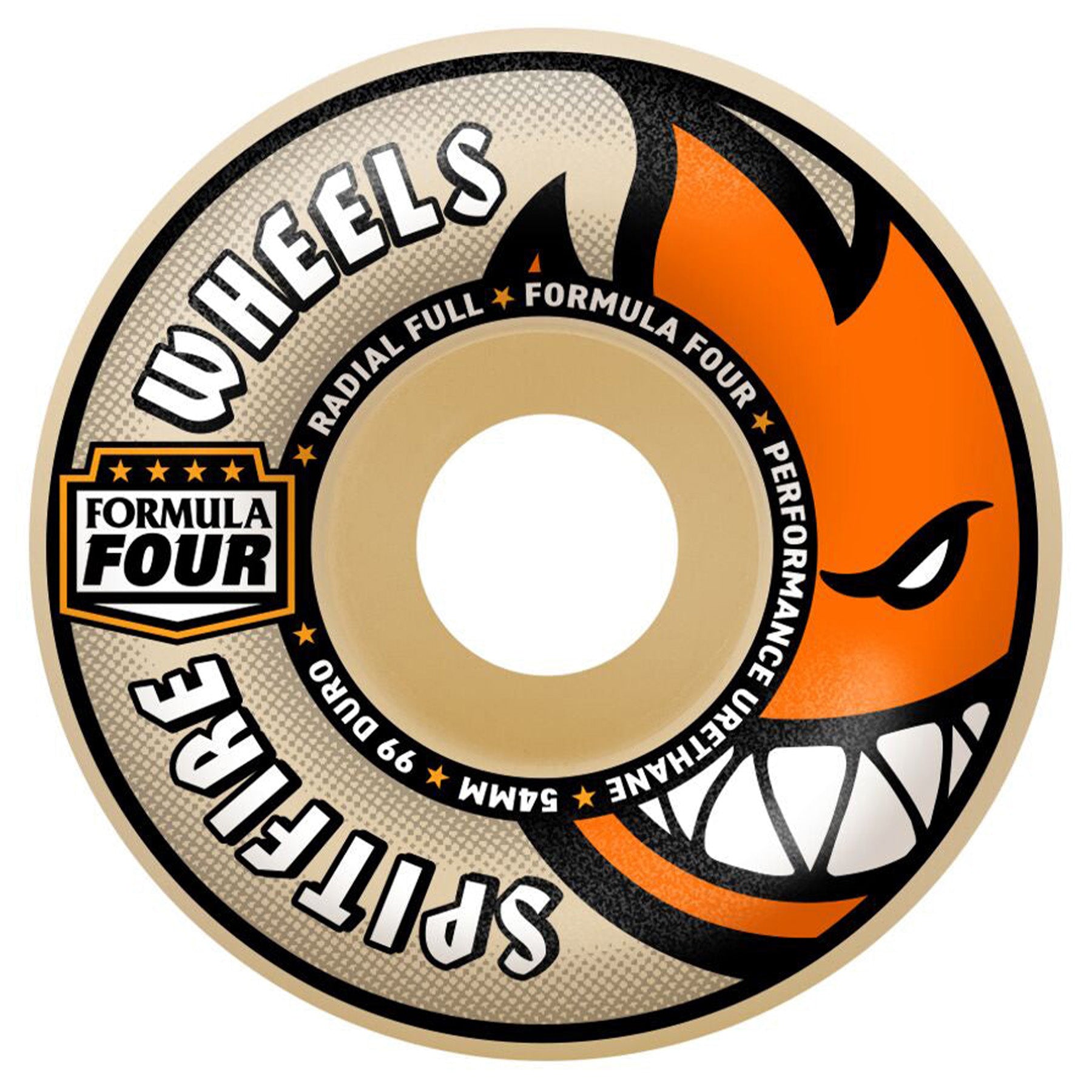 Spitfire Wheels Radial Full F4 99a 54mm - Orchard Skateshop