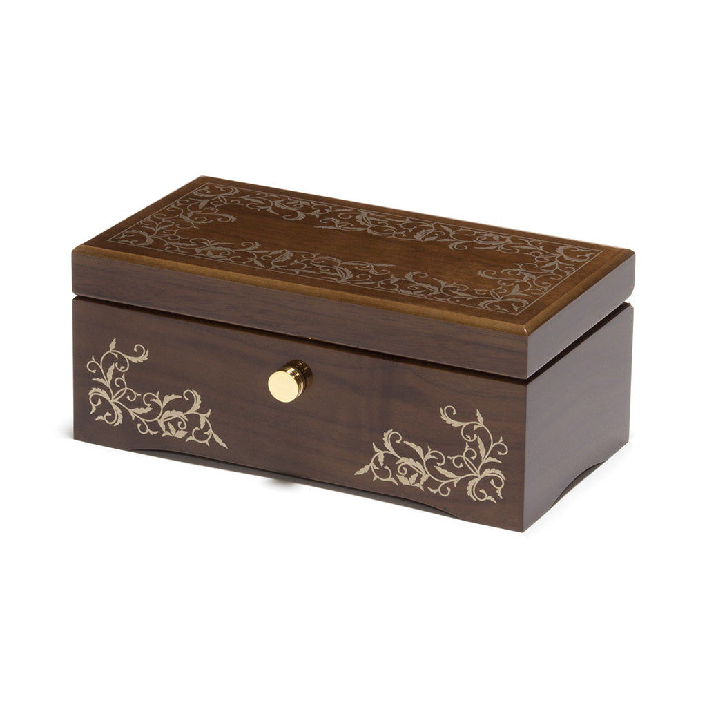 曲が選べる・誕生日に人気】30弁 鏡面仕上げ ウォールナット｜高級