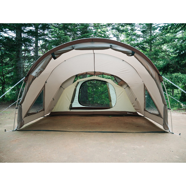 自然大好き！ニッチ・リッチ・キャッチ テント スノーピーク ドーム