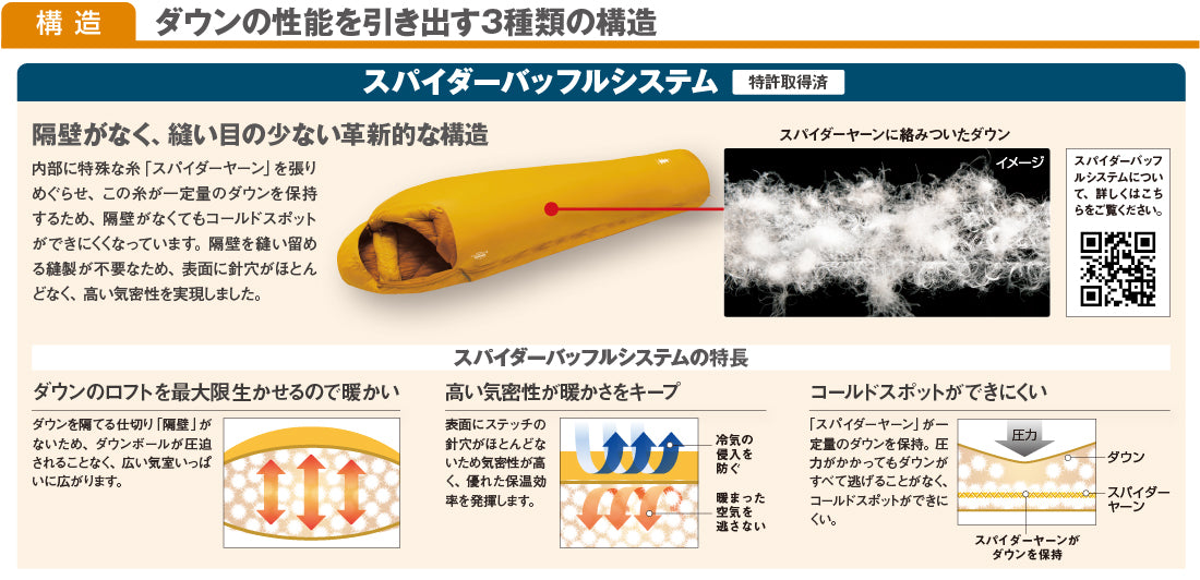 mont-bell(モンベル）シームレス ダウンハガー800 #0 #1121398 R/ZIP