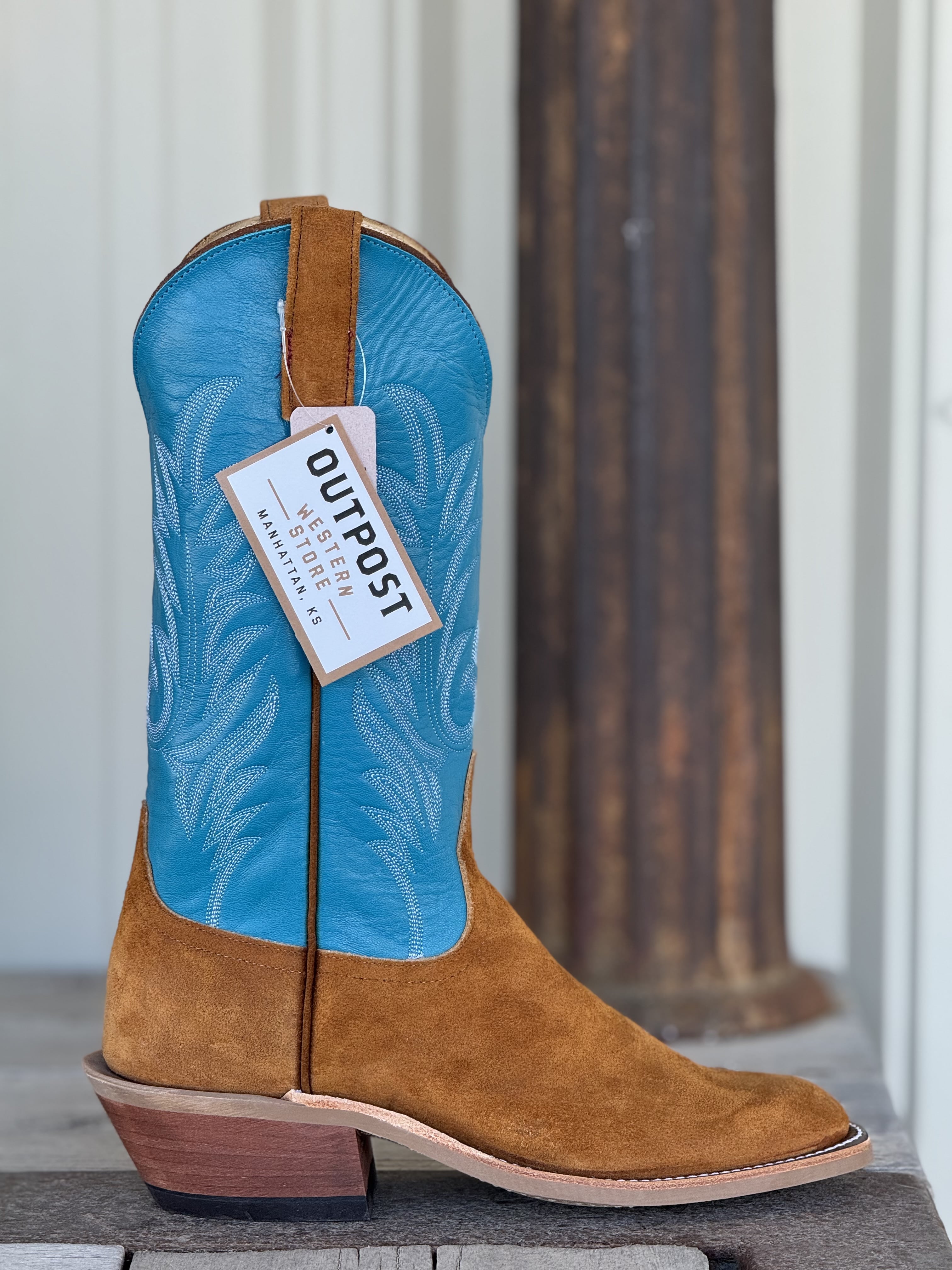 Anderson Bean | Rust Crazyhorse SQ Toe Boot – Outpost Western Store