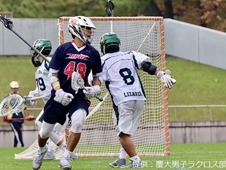 ラクロス - 慶應大・藤岡凛大 伝統の背番号3受け継ぎ「チームに変化を