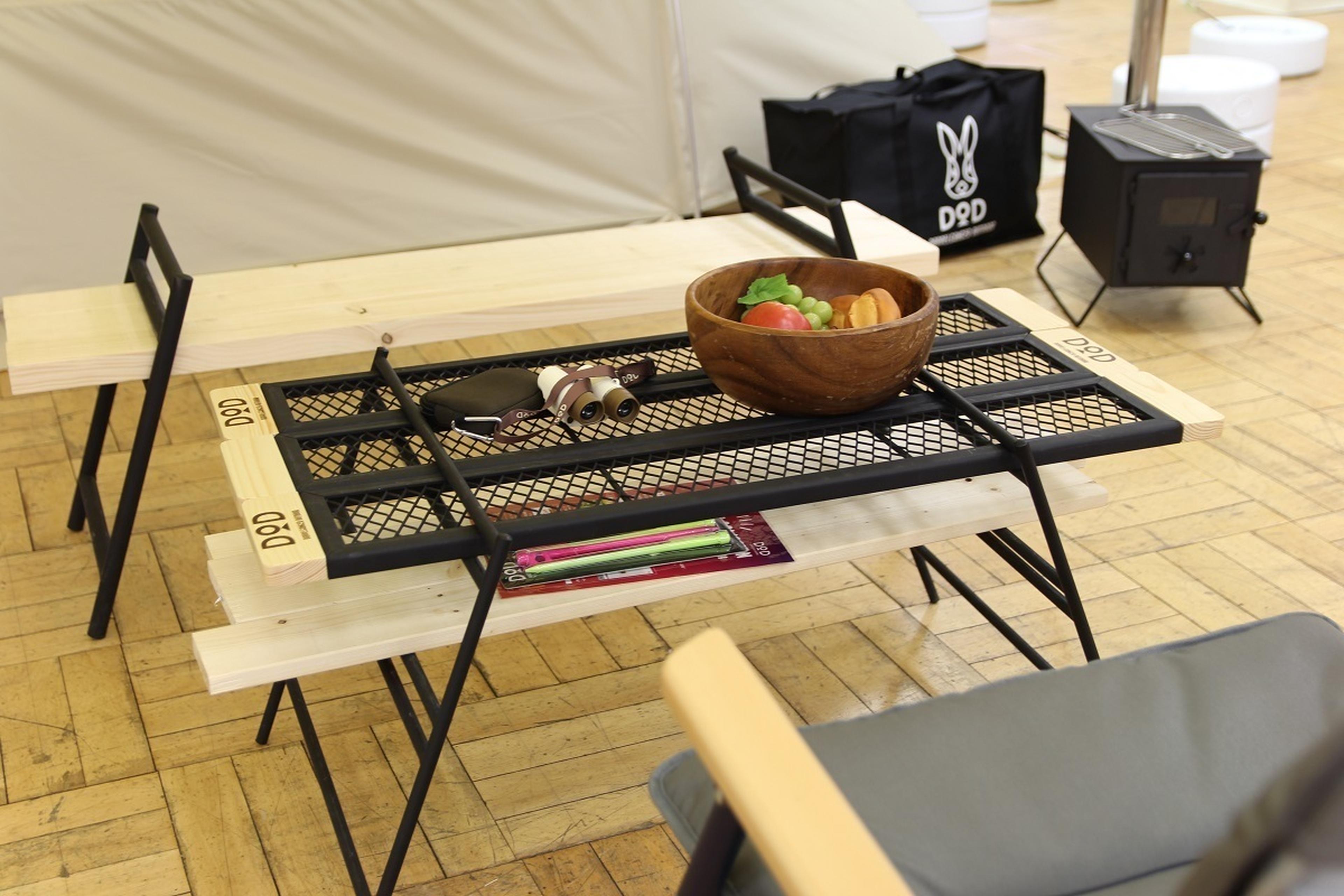 公式サイトには載ってない！DOD新製品、噂のテキーラテーブルの独占