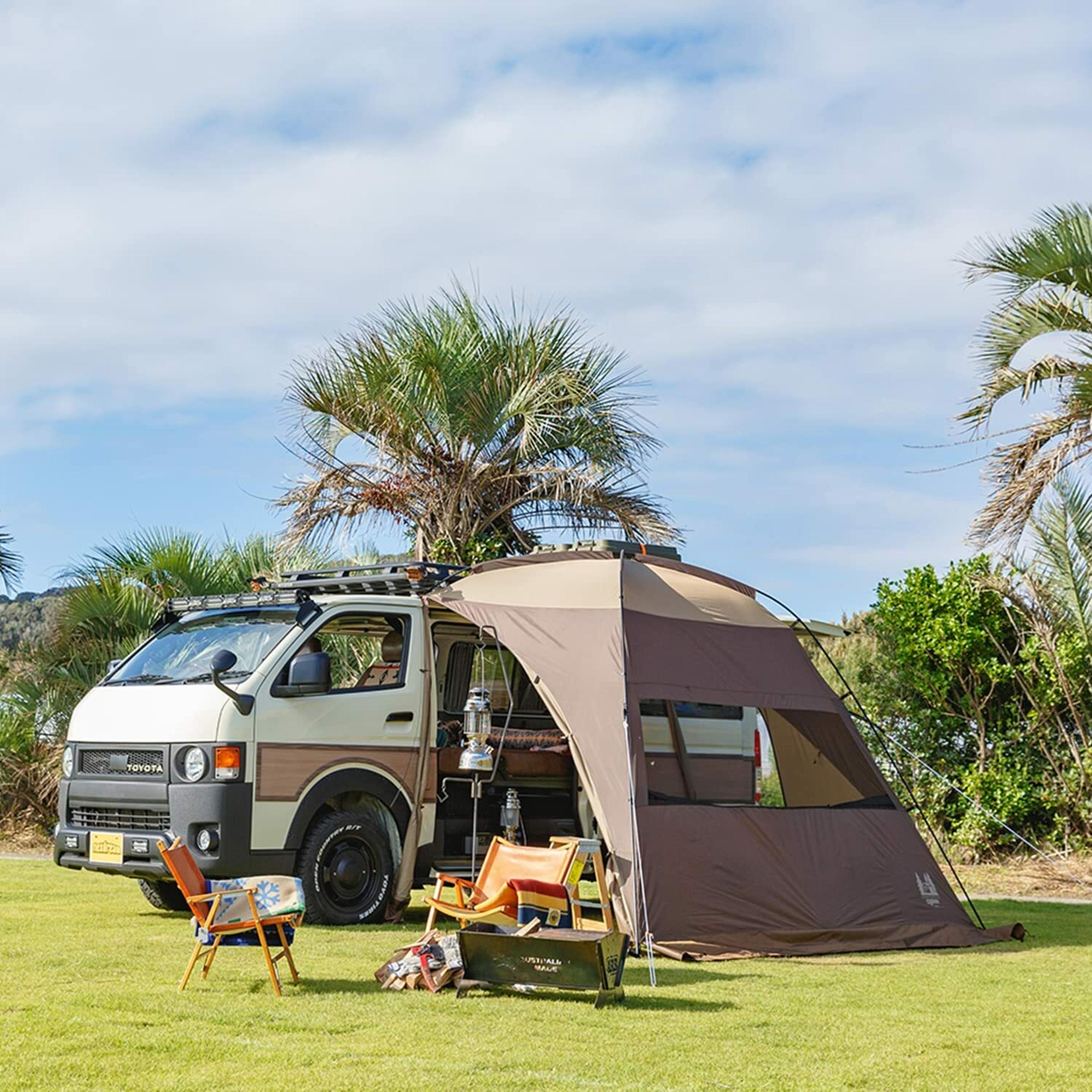 ogawaのカーサイドタープを語りたい！3種の違いや設営方法は