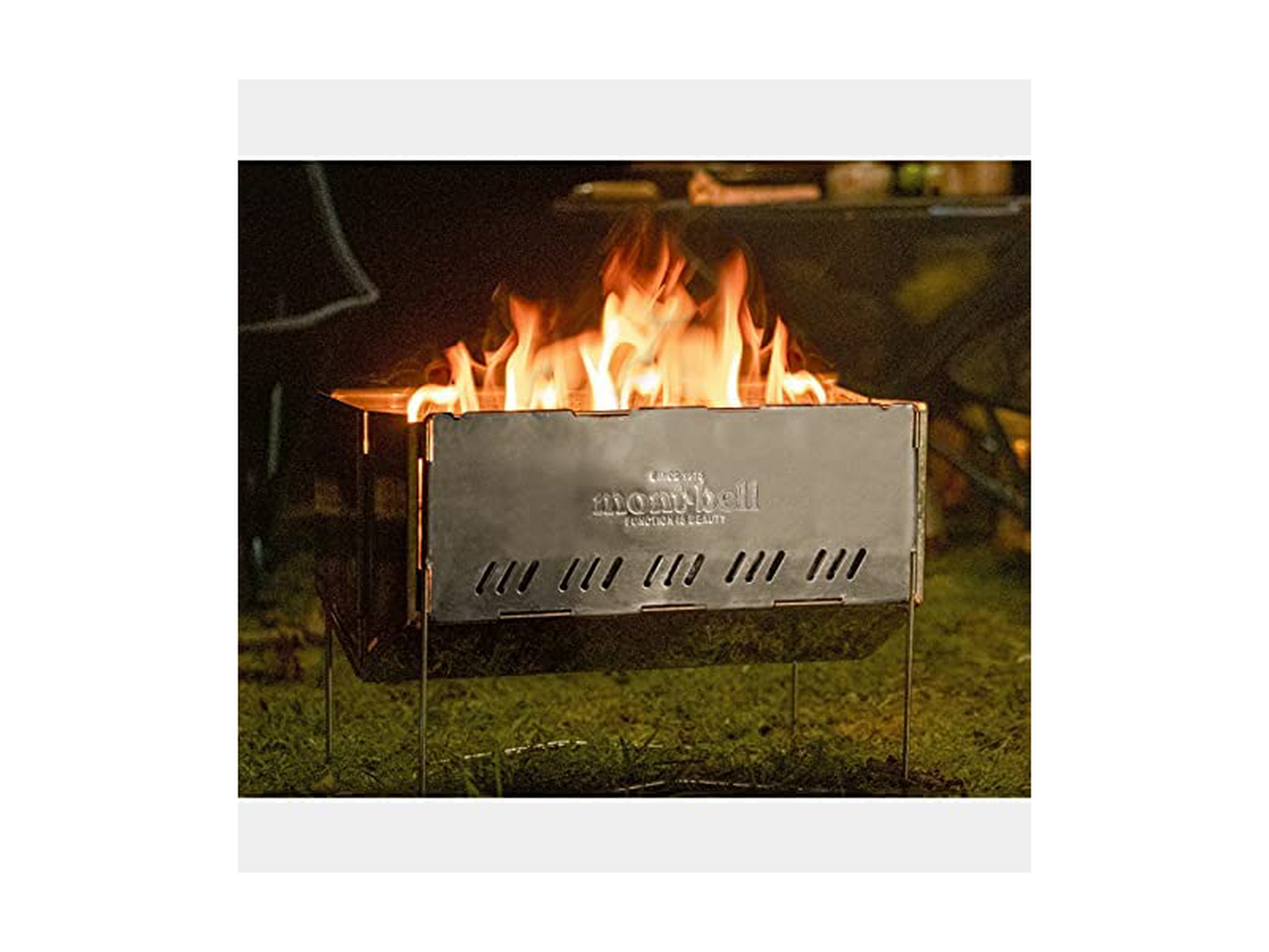 モンベルの焚き火台「フォールディングファイヤーピット」を紹介