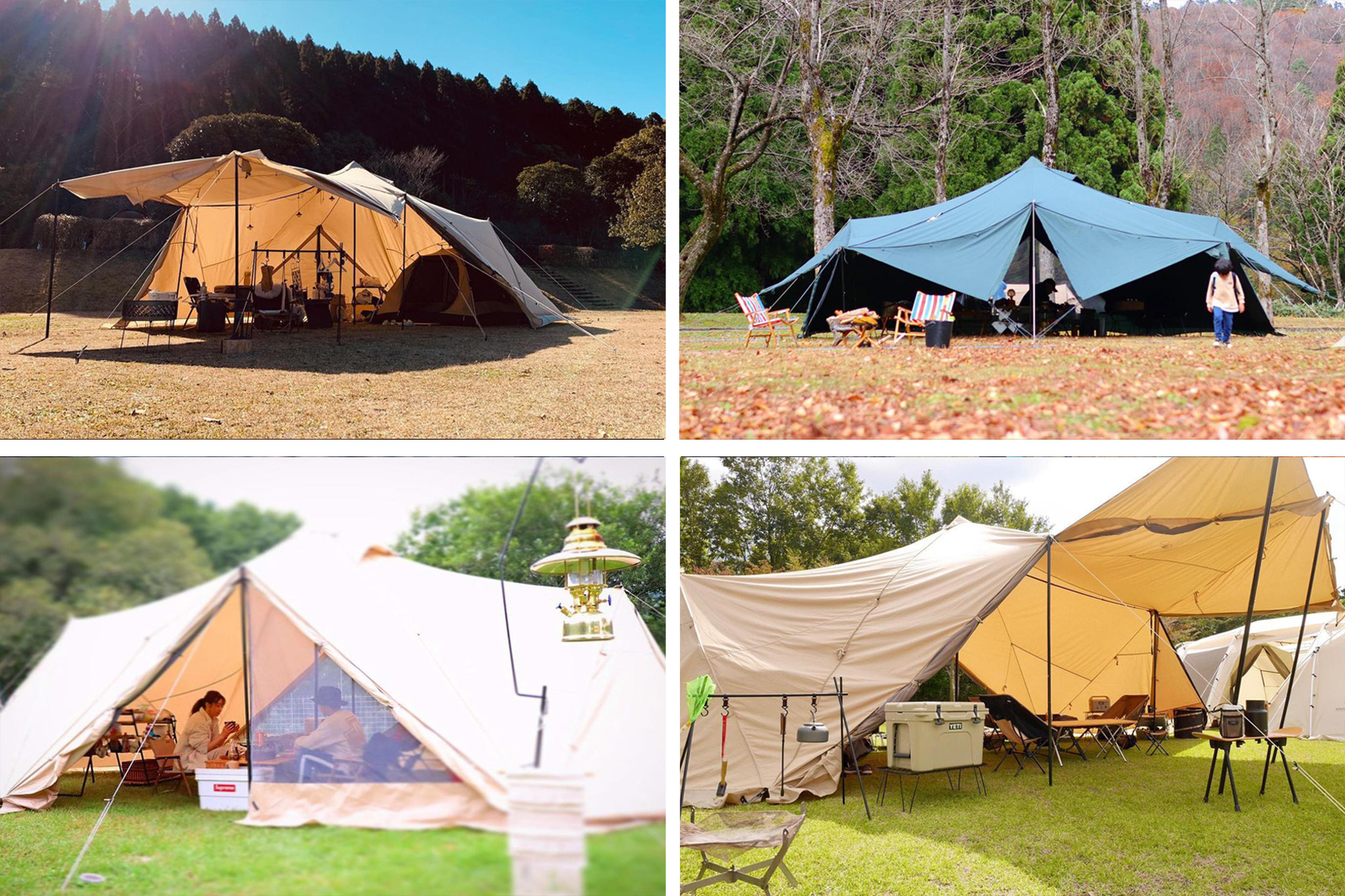 ☆得☆センターテーブル.自立メッシュテント.アルミポール付 スカイ