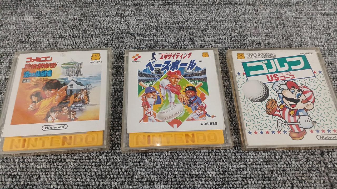 NINTENDO|*ジャンク品* ファミコンディスクシステムソフト3本|【ハード