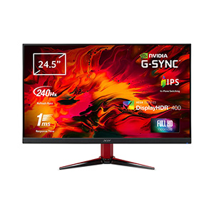 Acer Nitro VG252QX 24.5 inch FHD 240Hz Gaming Monitor |