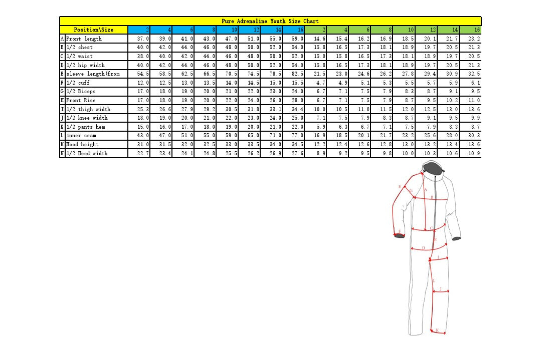 SQUIRT Youth Insulated Monosuit - Waterproof Kids Snowmobile Suit