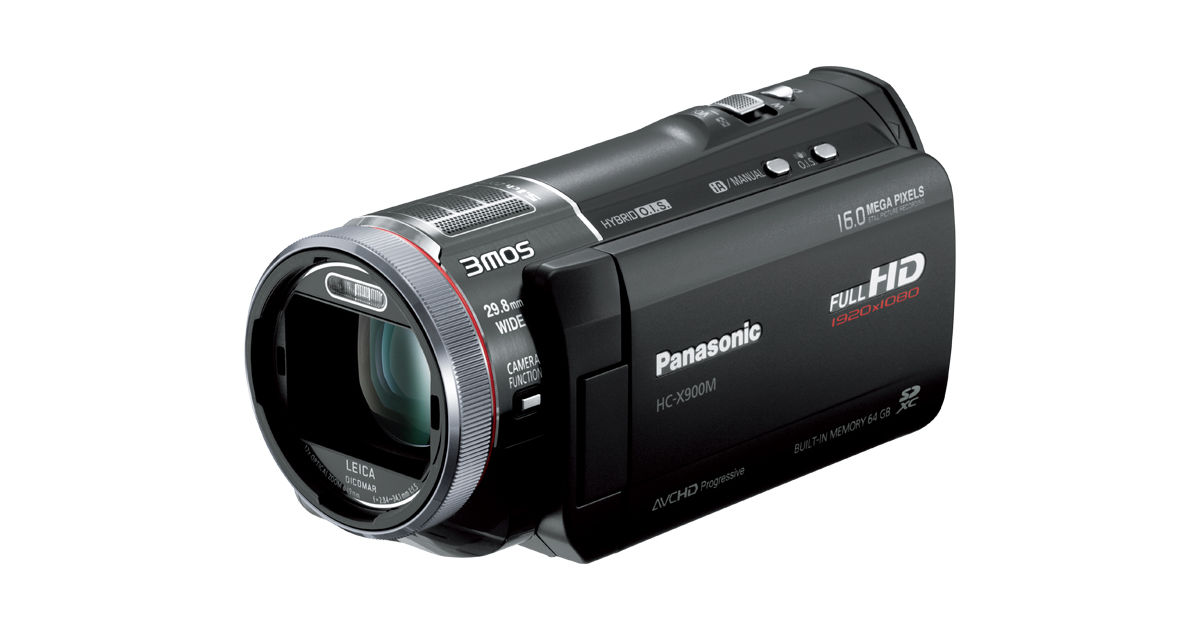概要 デジタルハイビジョンビデオカメラ HC-X900M | デジタルビデオ
