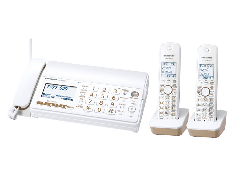 概要 デジタルコードレス普通紙ファクス（子機2台付き） KX-PD303DW