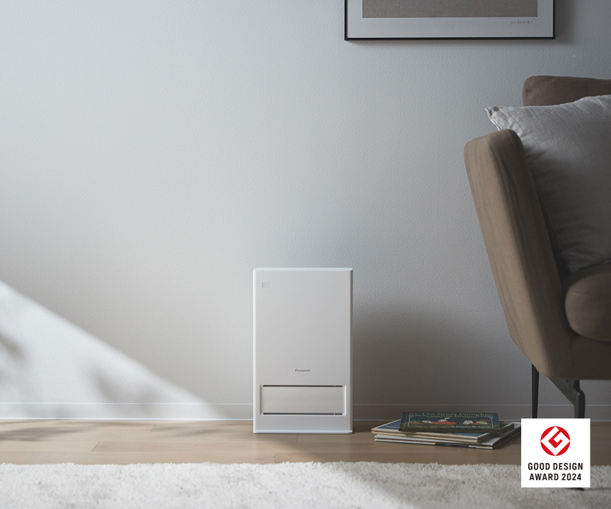 ナノイーX搭載 セラミックファンヒーターについて | 特長 ナノイーX