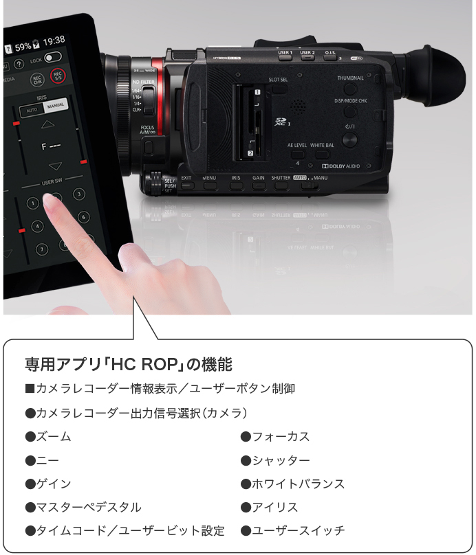 ネットワーク機能 | 特長 デジタル4Kビデオカメラ HC-X1500 | デジタル