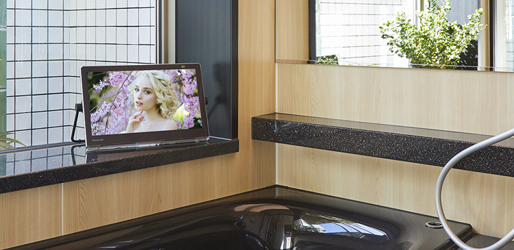 お風呂でリラックスしながらテレビ三昧！ | 4K液晶・有機ELテレビ
