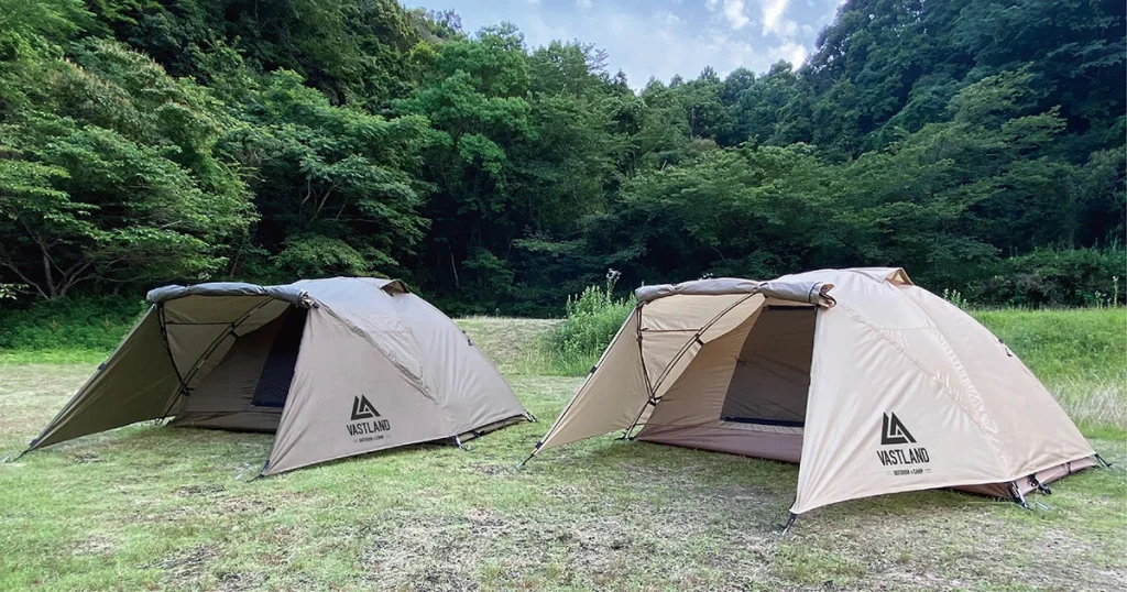 VASTLANDドーム型ツーリングテント ソロは1万円以下で手に入るコスパ