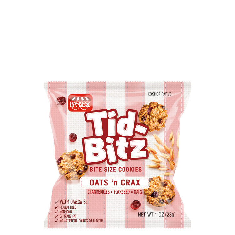 06091 TidBitz Oats 'n Crax Cookies – Paskesz