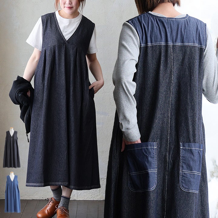 ワンピース ワンピ ノースリーブ レディース ロング丈 マキシ丈