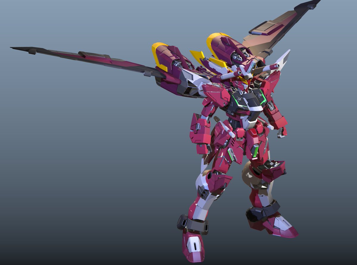 不定期MS晒し上げ、今回は隠者ことインフィニットジャスティスガンダム