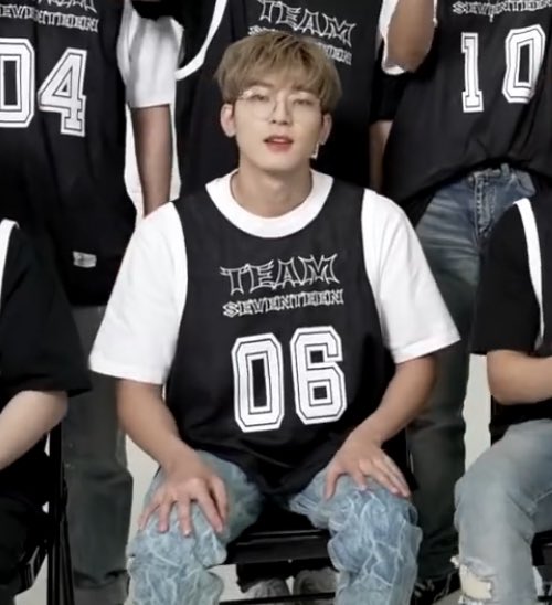 team seventeen's #6 jeon wonwoo 🏀