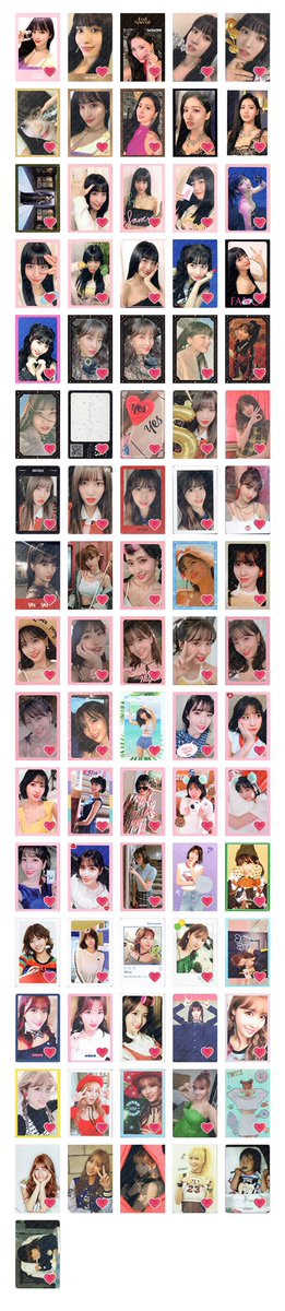 TWICE モモちゃん アルバム封入トレカ 一覧 コンプできたのでリスト