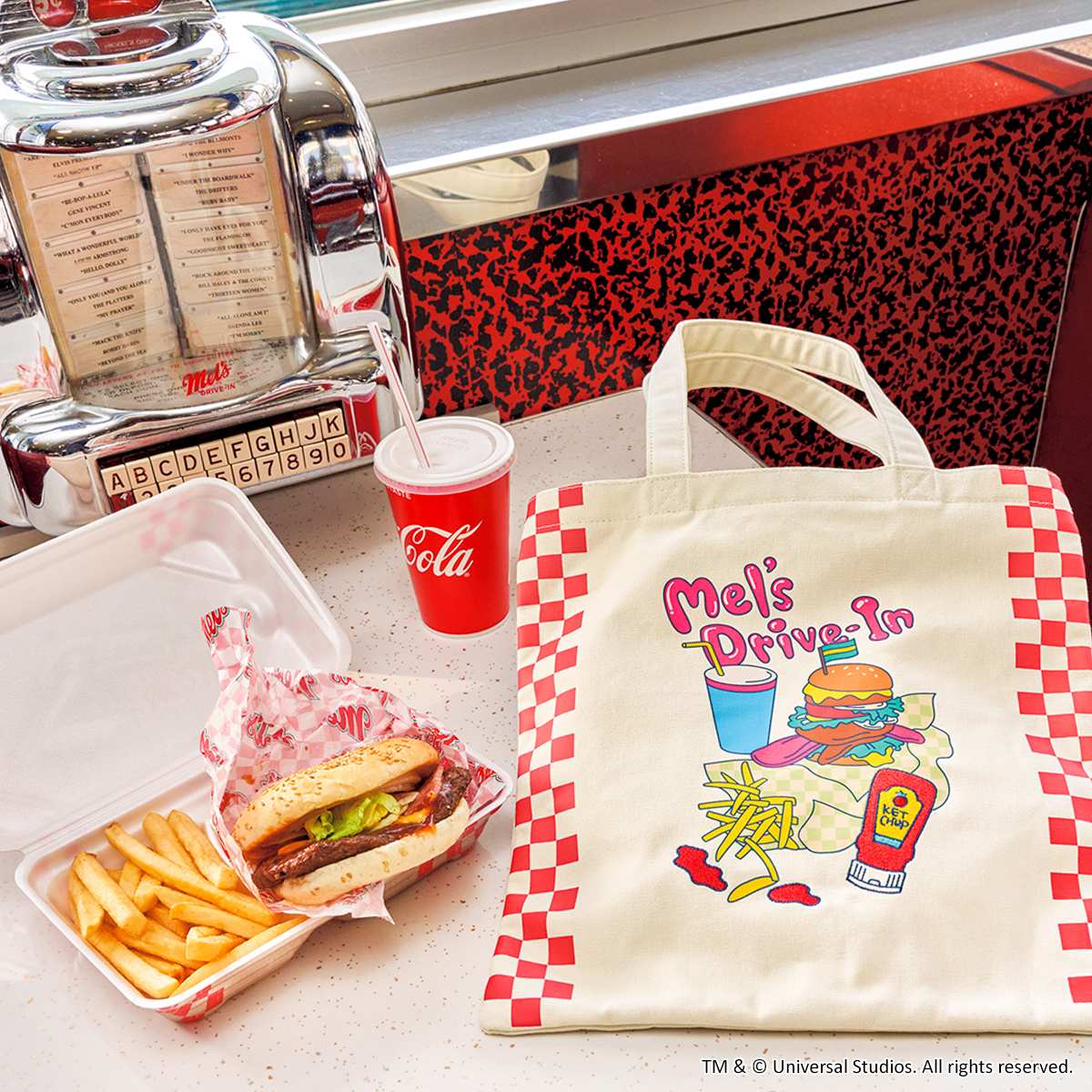 POPでアメリカン🍔🌈／ 「メルズ・ドライブイン」の ハンバーガーが