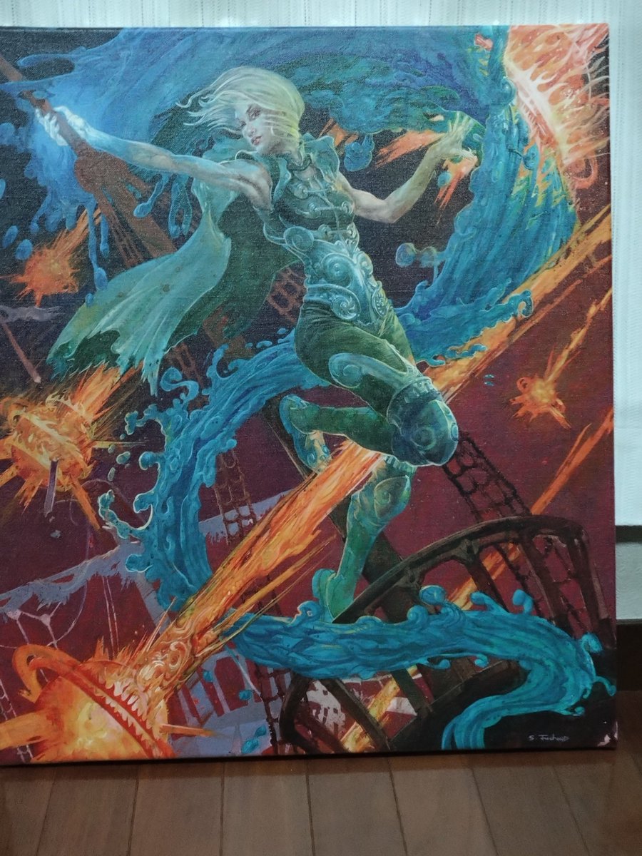 大戦祭のキャンバスアートきた！ この満足感たまらねぇぜ(^o^) 額買っ