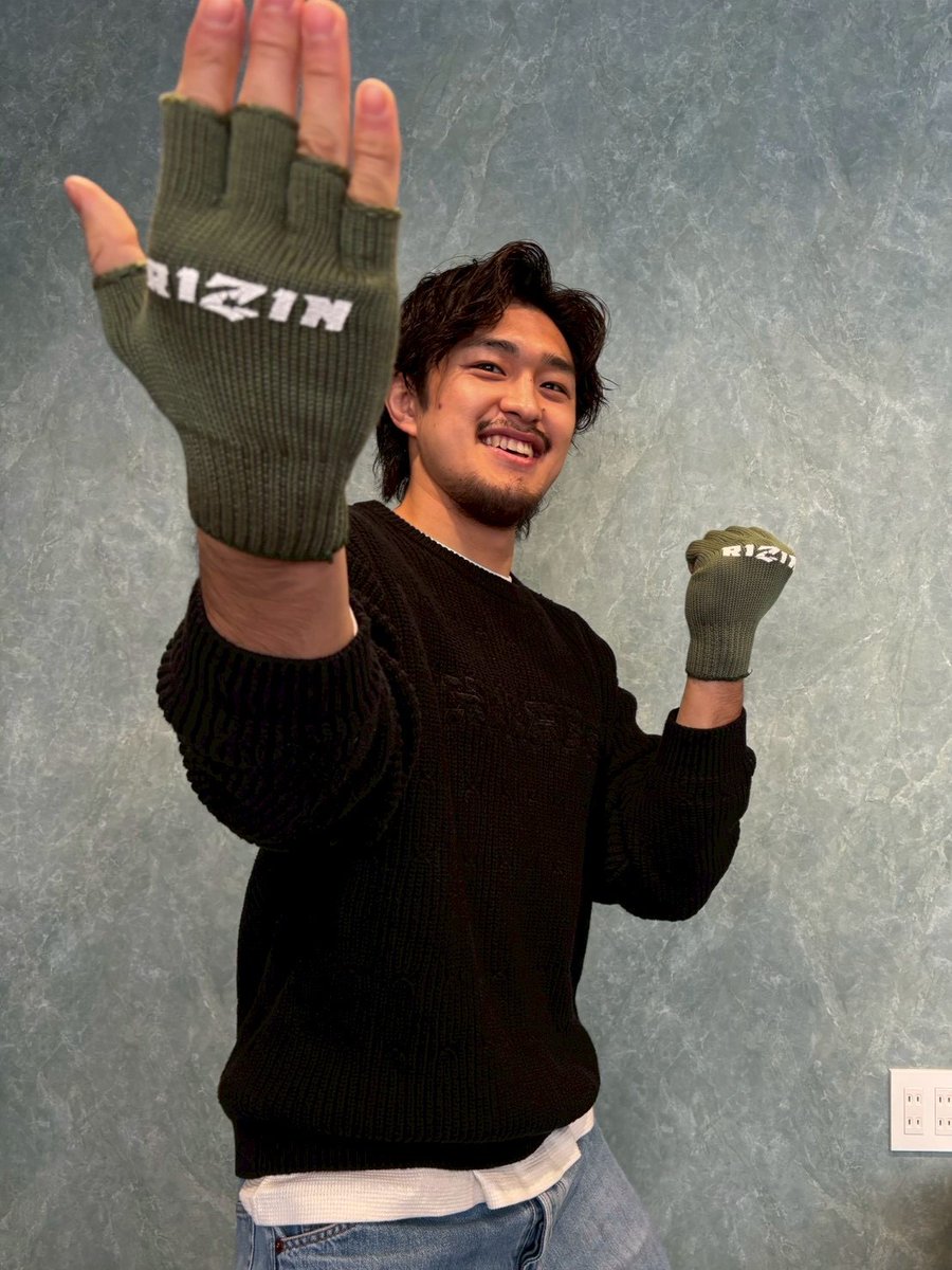 ABEMA presents #RIZIN冬祭り2025❄️ RIZINオープンフィンガー手袋