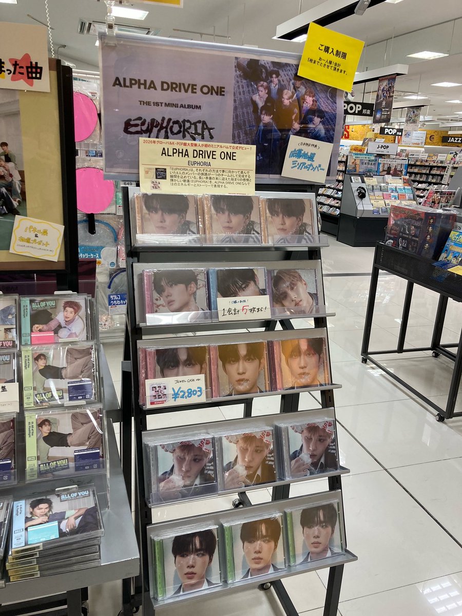 ALPHADRIVEONE】 ／ THE 1ST MINI ALBUM『#EUPHORIA』 💎JEWEL CASE