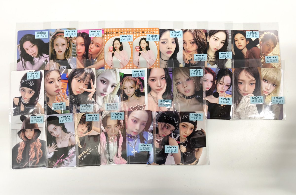 aespa 💙🌙❄️🦋 【入荷情報】 aespaさんのトレカが複数入荷いたし