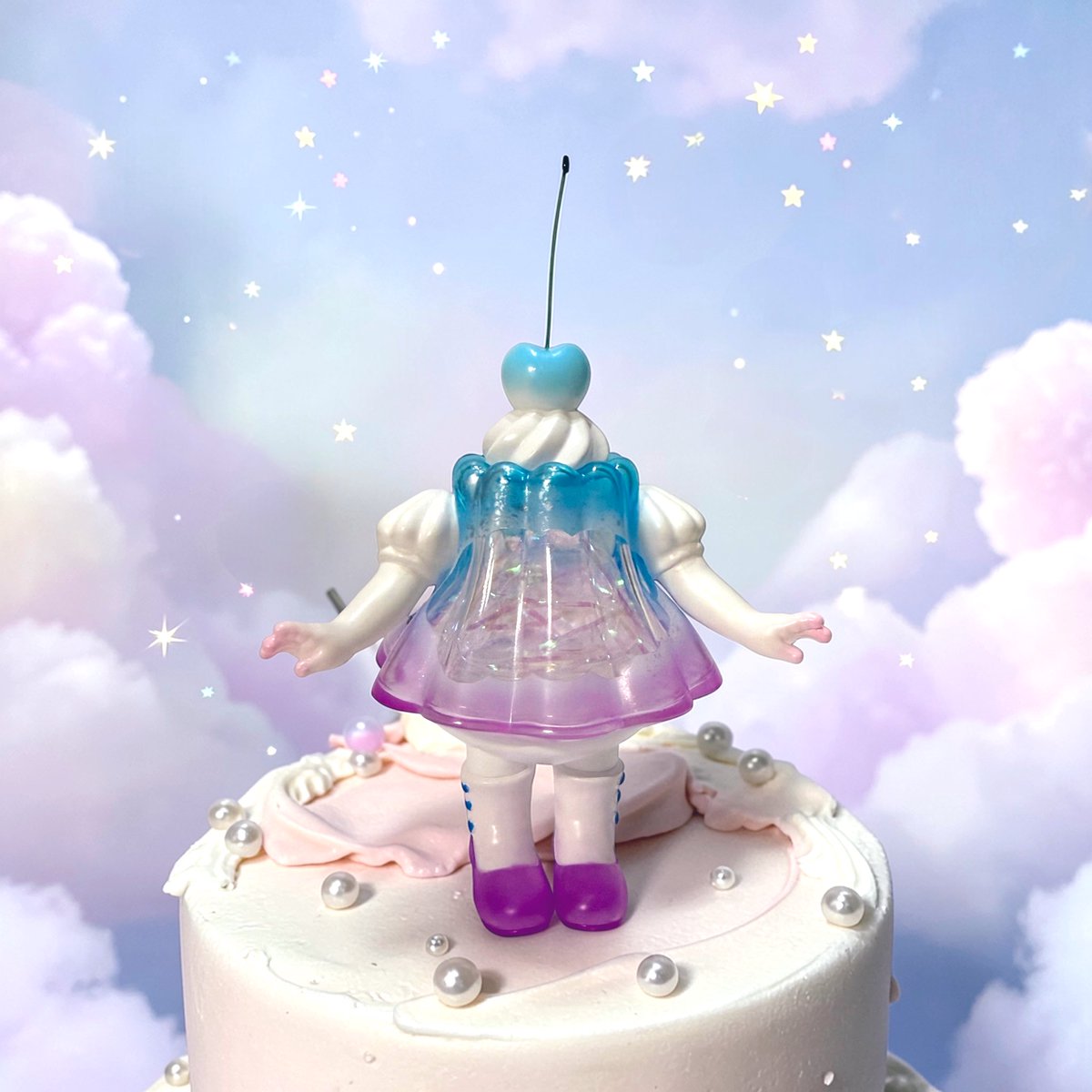 夜空のゼリーちゃん⭐️ 2026年ゼリーちゃんは昼間のゼリー 中の馬ッ子