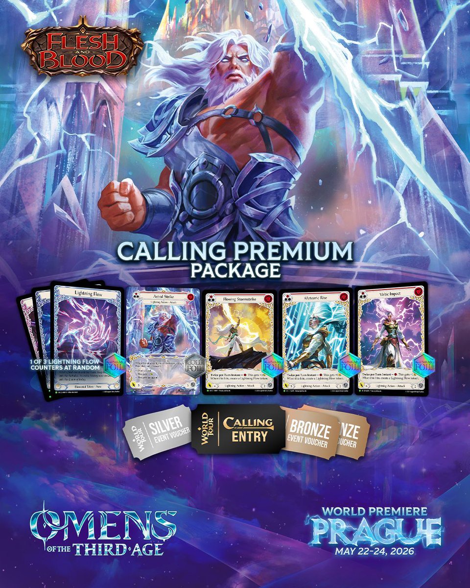 The World Premiere of Omens of the Third Age is coming to Prague