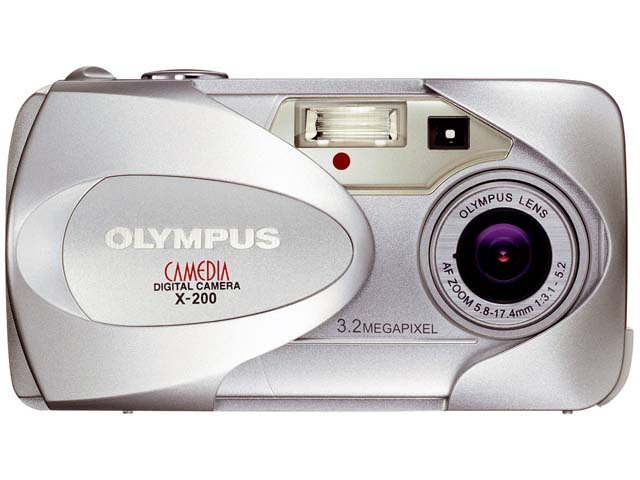 オリンパス、xD対応320万画素エントリーデジカメ「CAMEDIA X-200」