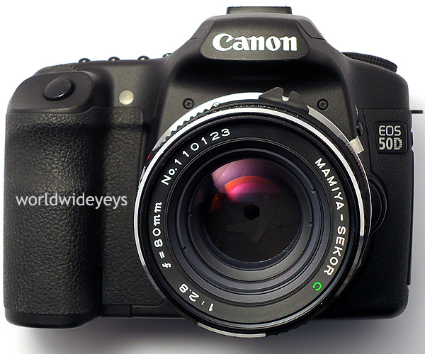 Mamiyaマミヤ645レンズが使えるキヤノンEOS/EFマウントアダプター