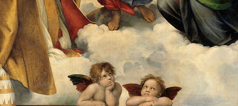 二人の天使とラファエロの≪システィーナの聖母≫ : Caramel 24 Carat