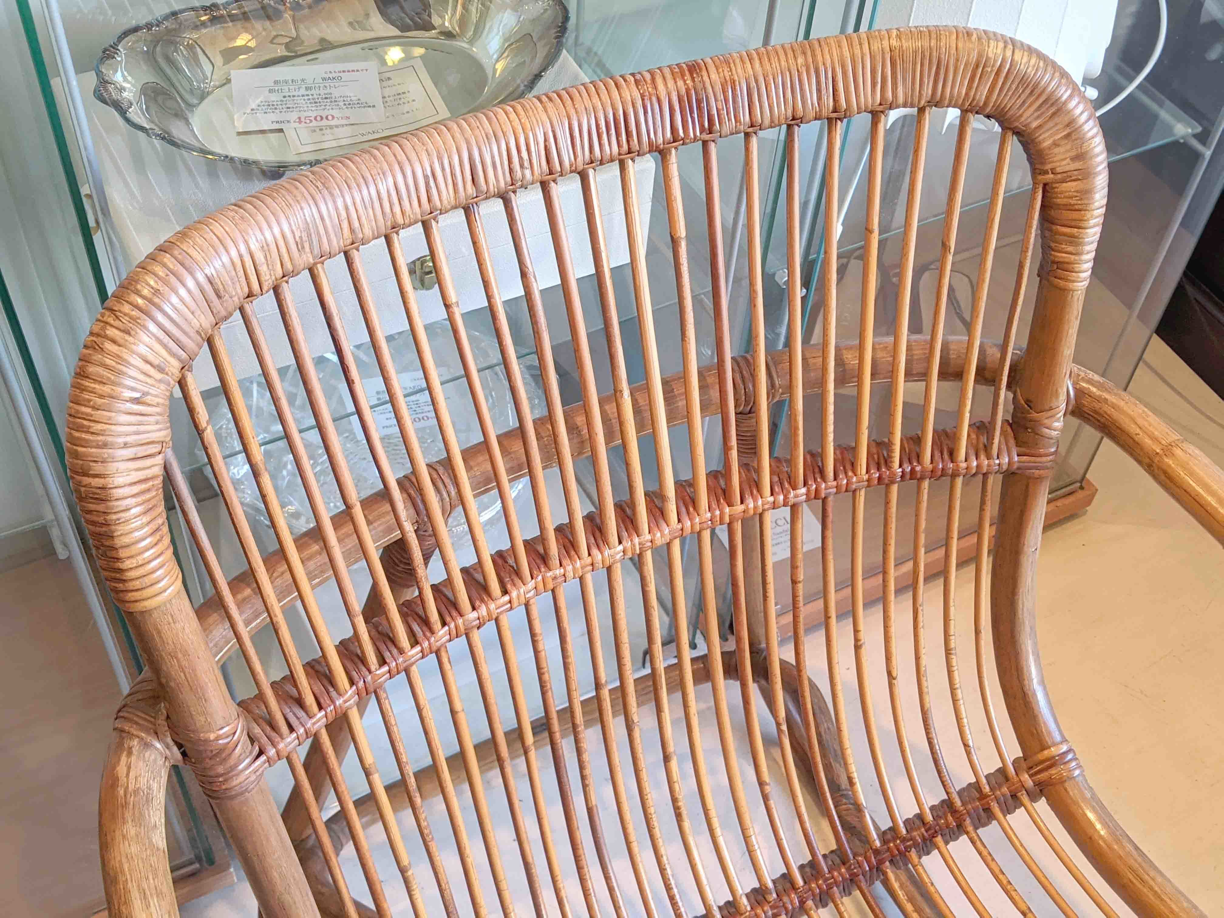 山川ラタン/ビンテージ】松村勝男デザイン/アームチェア QA-90 が入荷