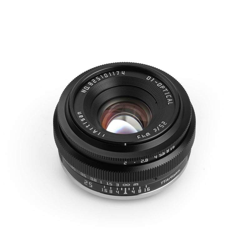 新品＆正規品」TTArtisan 25mm F2 マニュアルレンズFuji、Sony、M4/3