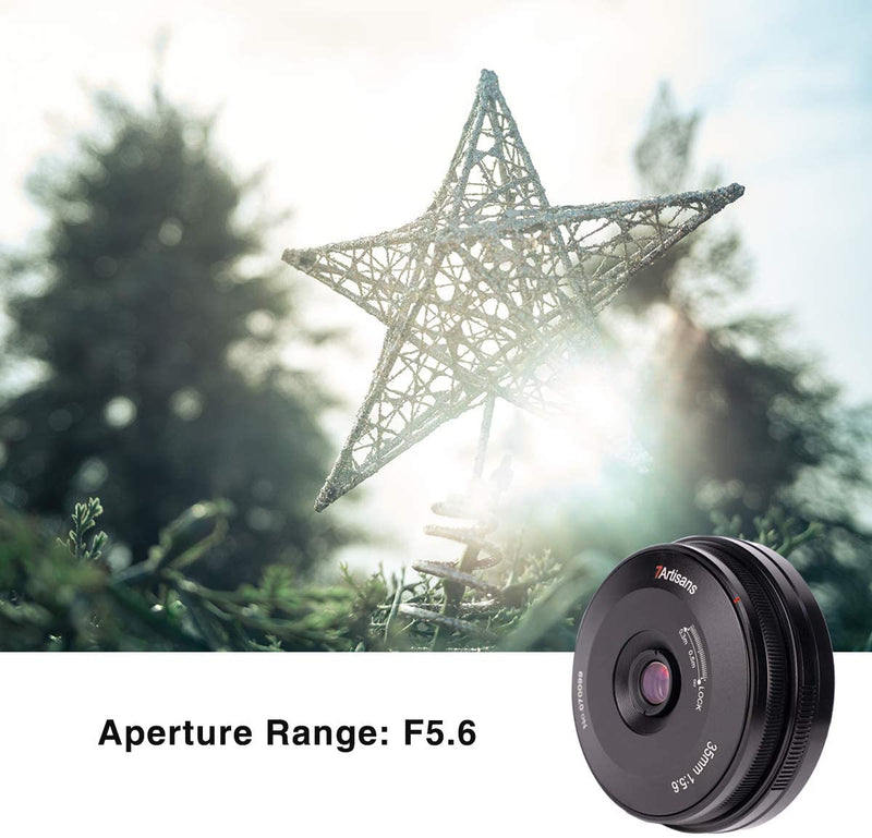 7artisans 35mm F5.6 パンケーキレンズ フルサイズ 広角レンズ (ソニーE)