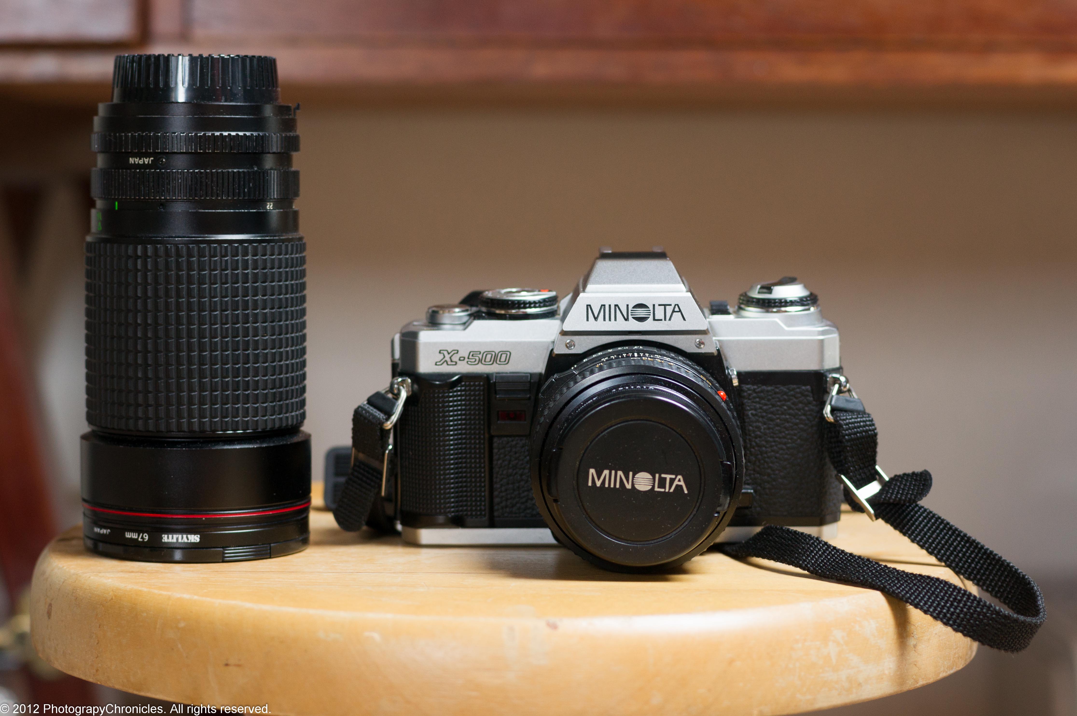 The Minolta X-500 (aka X-570) Review – Filip Ghinea | Photography
