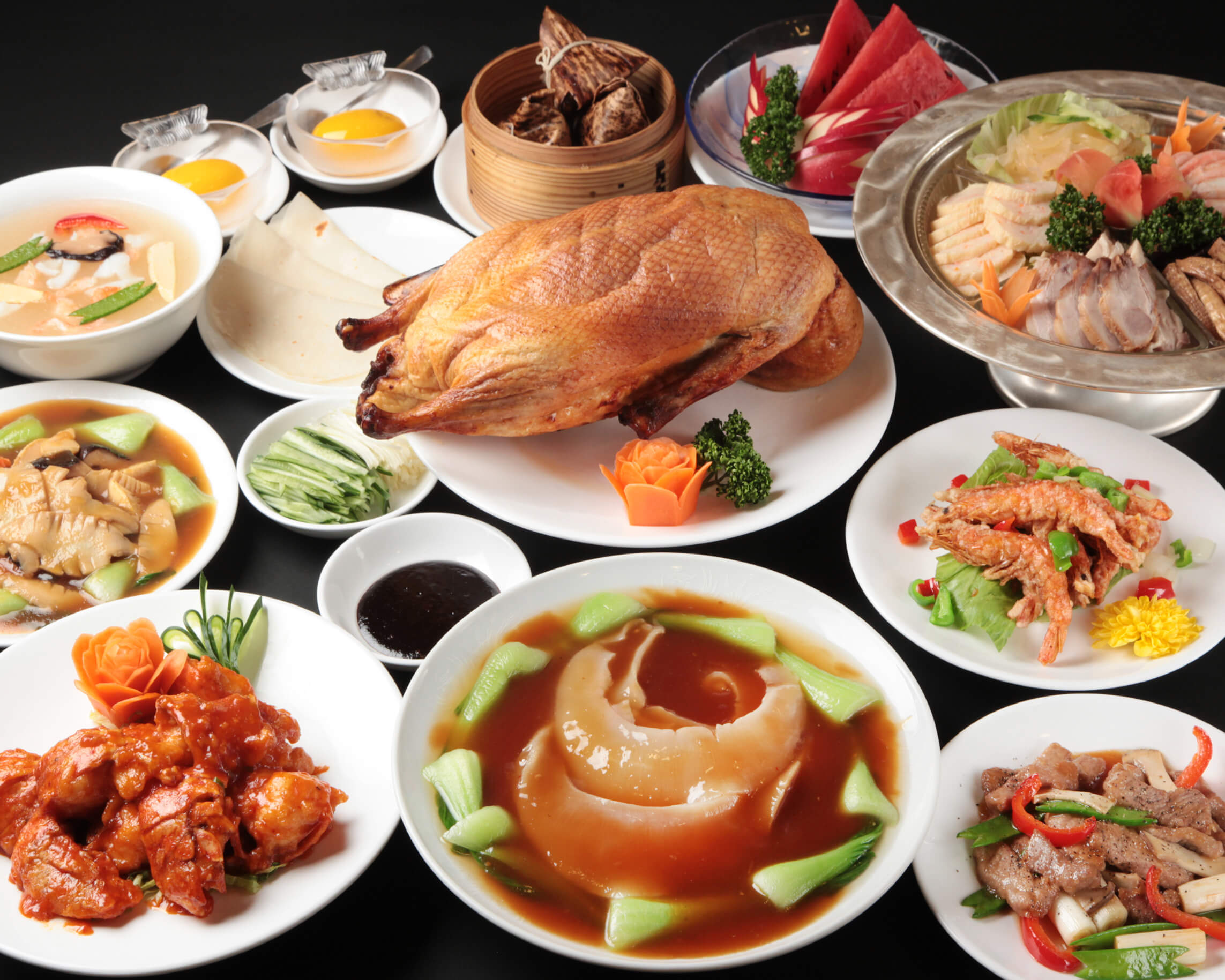 コース料理・一品料理 | 中国料理 品珍酒家 大和店｜個室完備・全250席