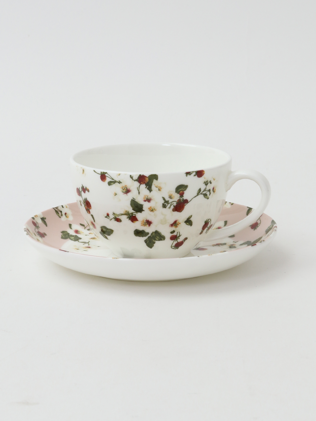 PINK HOUSE LIFE STYLE】アーカイブプリントカップ＆ソーサー｜ピンク