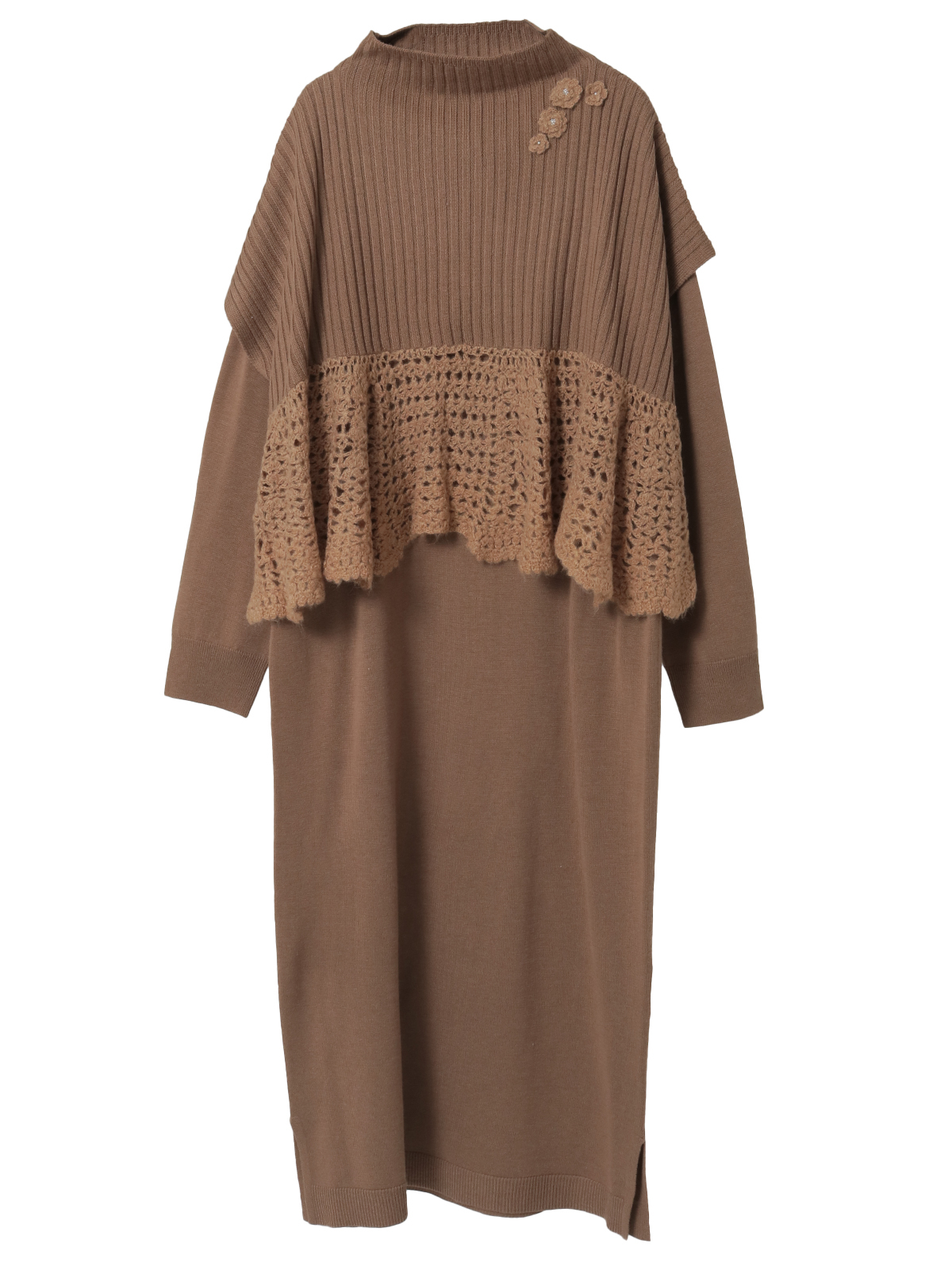 ポンチョ付きニットワンピース｜ピンクハウスオフィシャルオンライン