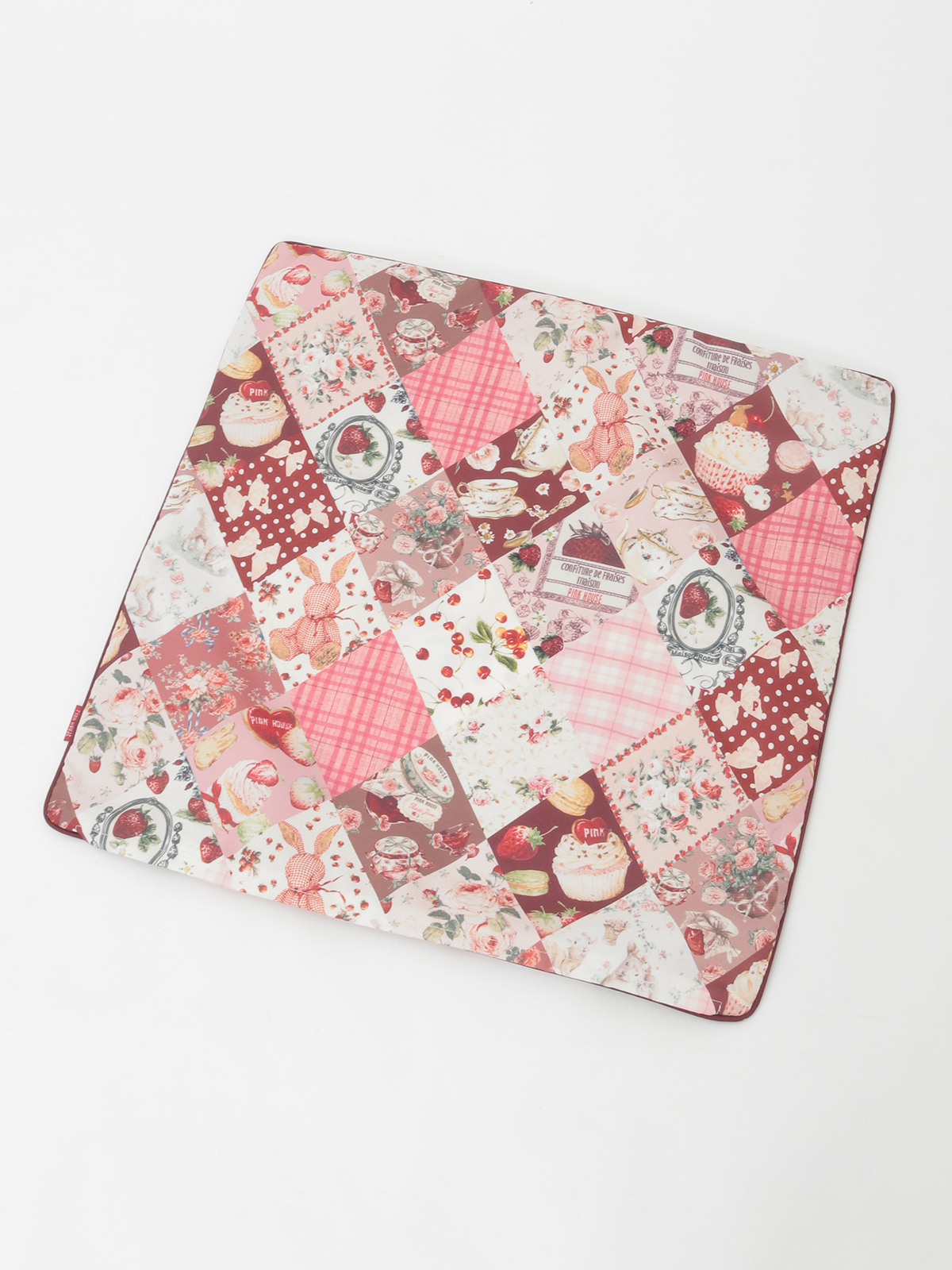 PINK HOUSE LIFE STYLE】PH Tea Party 柄クッションカバー｜ピンク